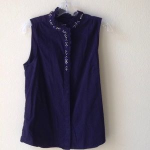 Jewel button up blouse